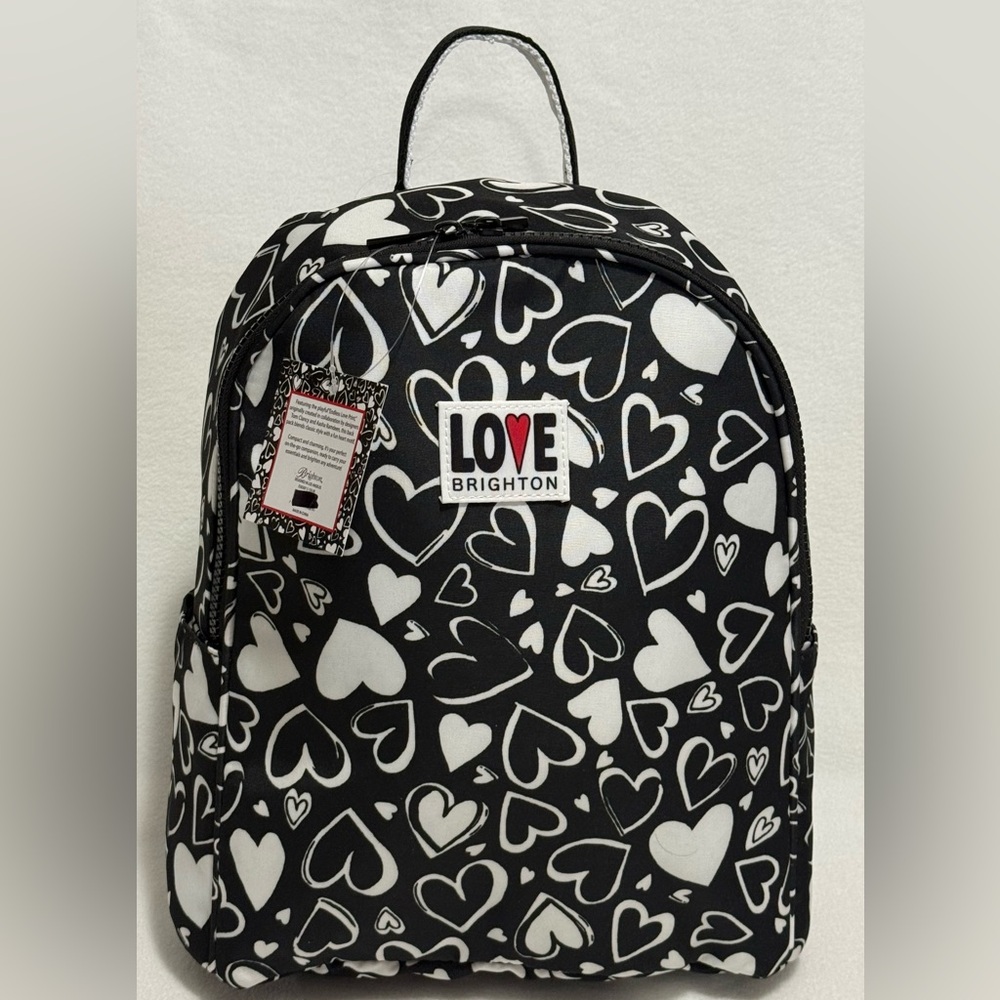 Brighton Endless Live Love Medium Sized Nylon Backpack - Limited Edition - NWT